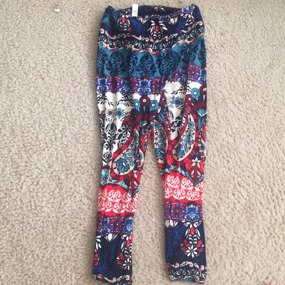 Soft flower leggings